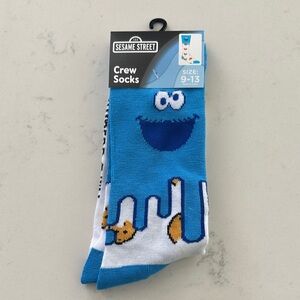 🤩3/$15 SALE🤩!!!
Sesame Street Blue Cookie Monster Socks